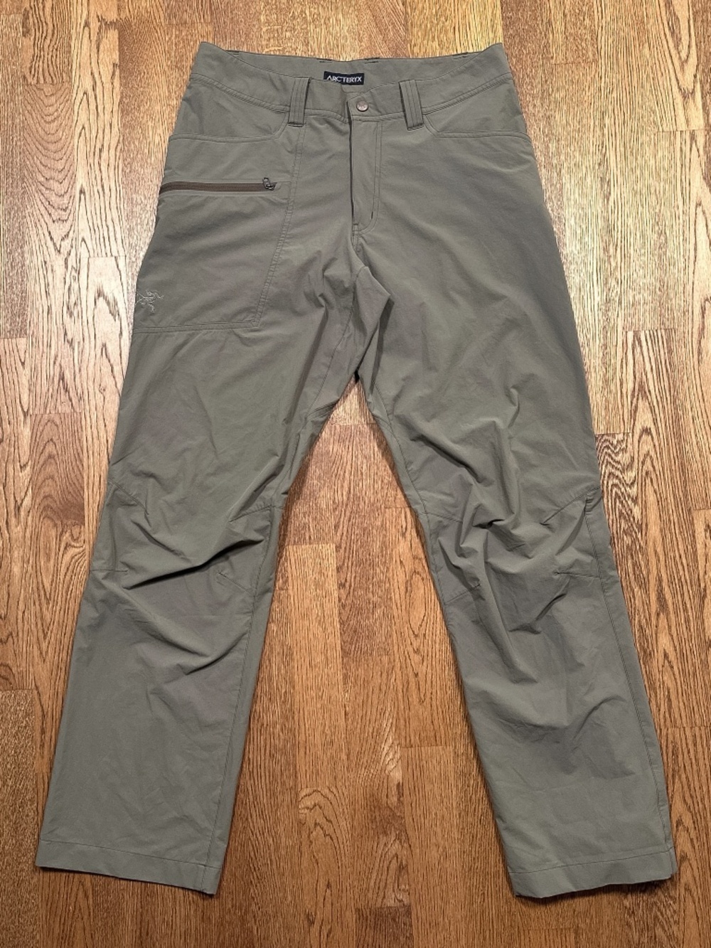 Arc'teryx Perimeter Nylon Cargo Gray Straight Leg Hiking Pants Mens 32